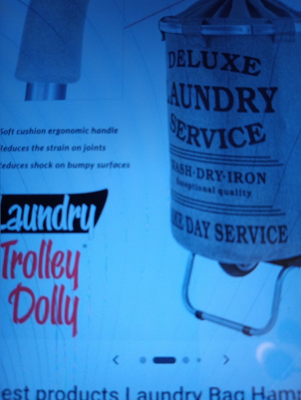 Rolling Hamper - Gray